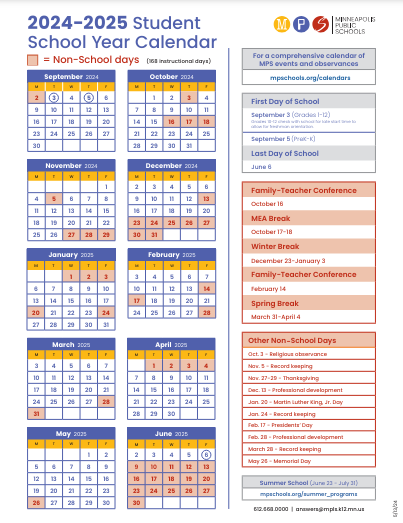 MPS announces changes to the 24-25 school year calendar