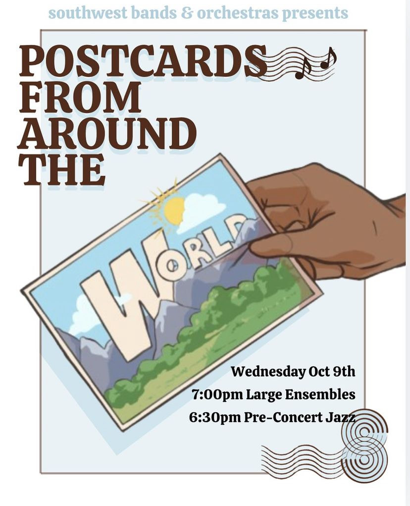 Postcards from around the world: Fall band and orchestra concert